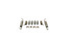 Bild von Bremsbackensatz Al-Ko 2050/2051
2 Bremsbacken primär, 2 Bremsbacken sekundär,
2 Zugfedern, 4 Niede
