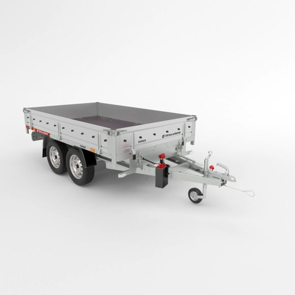Bild von Tandem RückwärtskipperTIPPER 2515/2 S 0,75T HANDHYDRAULIKzul.GG. 750kg ohne BremseNutzlast c
