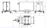 Bild von Tandem Kühlanhänger Typ COOLER 3015/2 2,7T zul.GG. 2.700kgInnenmaße ca. 3.030 x 1.500 (LxB in mm