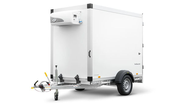 Bild von 1- achs Kühlanhänger Typ HGK132716-21PF60 DELUXE
zul.GG. 1.300kg
Nutzlast ca. 510kg
Innenmaße ca.