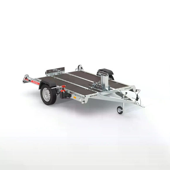 Bild von TEMARED
MOTORRAD/QUAD ANHÄNGER 2616 HYDRAULISCH ABSENKBAR
zul.GG. 750kg 
Nutzlast ca. 513kg
Inne