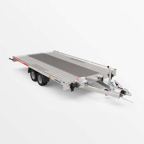 Bild von TEMARED
CARKEEPER 4021/2 S 2,7T STANDSCHIENEN MIT ALU
Tandem Fahrzeugtransporter Hochlader kippbar