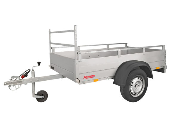 Bild von 1- achs Tieflader Typ GT750.201X101 Reling
zul.GG. 750kg ungebremst
Nutzlast	ca. 616 kg
Innenmaße