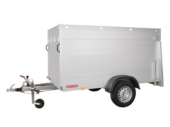 Bild von 1- achs Tieflader Typ GTB750.211×126 VT2
zul.GG. 750kg mit Auflaufbremse
Nutzlast	ca. 482 kg
Inne