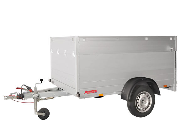 Bild von 1- achs Tieflader Typ GTB1200.251×126 VT1
zul.GG. 1.200kg 
Nutzlast	ca. 910 kg
Innenmaße ca. 2.51