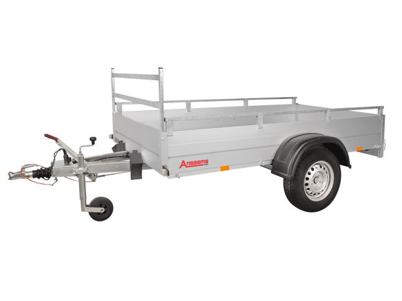 Bild von 1- achs Tieflader Typ GTB1200.301×126 R
zul.GG. 1.200kg 
Nutzlast	ca. 976 kg
Innenmaße ca.  3.010