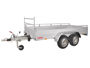 Bild von Tandem Tieflader Typ GTT1500.301×126 R
zul.GG. 1.500kg 
Nutzlast	ca. 1.231 kg
Innenmaße ca.  3.01