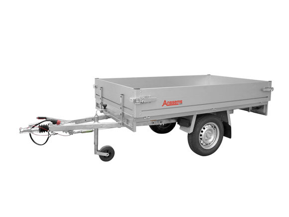 Bild von 1- achs Hochlader Typ PLTB1000.231X132
zul.GG. 1.000kg
Nutzlast ca. 805kg
Innenmaße ca. 2.310 x 1