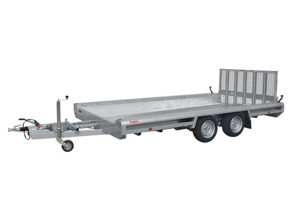 Bild von Tandem Maschinentransporter TERRAX-2 3000.394X180X100
zul.GG. 3.000kg
Nutzlast ca. 2.215Kg
Innenm