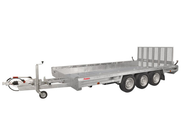 Bild von Tridem Maschinentransporter TERRAX-3 3500.394X180X100
zul.GG. 3.500kg
Nutzlast ca. 2.595Kg
Innenm